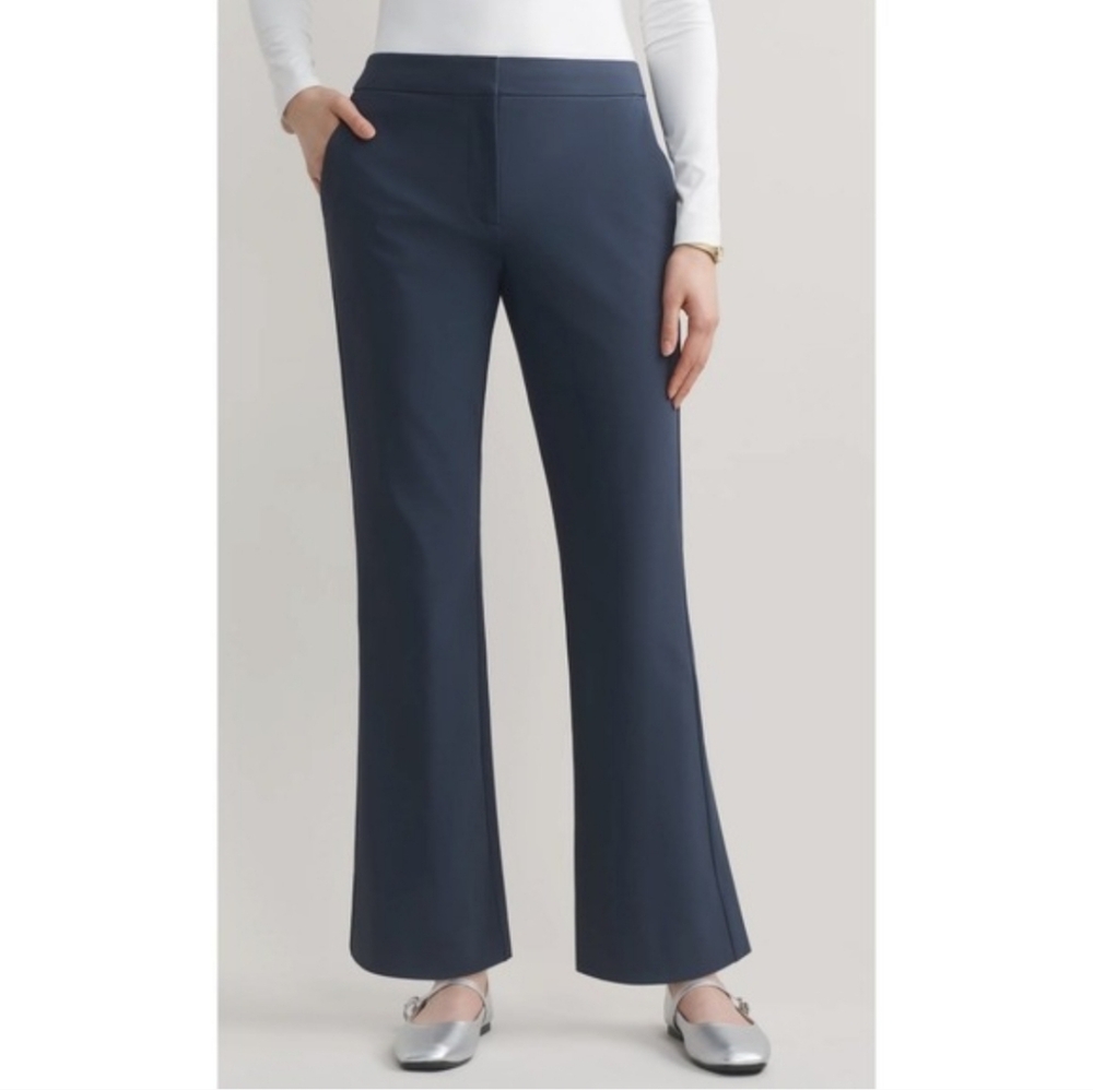 Rhone Navy Ankle Stretch Pants Double Bonded Ankle Trouser 14 NWT $148